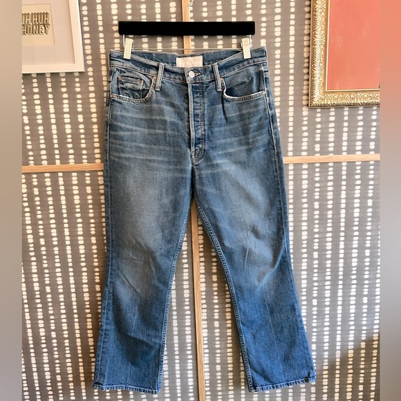 MOTHER The Tripper High Rise Flood Jeans Size 30 - Picture 3 of 12